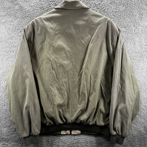 Weatherproof Jacket Men's XL Lightweight Green Zip Bomber Coat Casual Outdoor - Picture 3 of 12